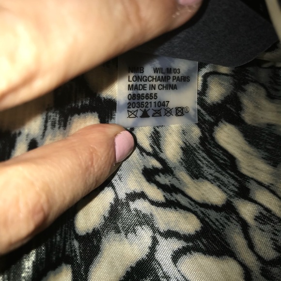 Longchamp Gatsby croc embossed clutch - Picture 7 of 8